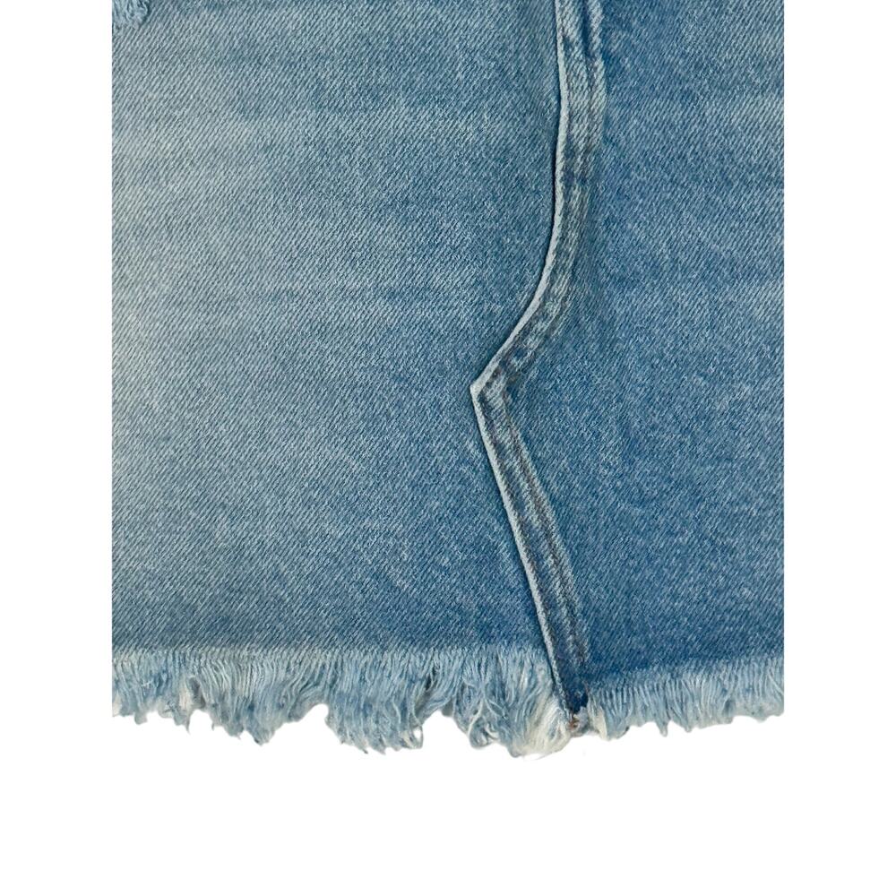 SER.O.YA Button Fly Denim Mini Skirt Size 29 New - Picture 3 of 7